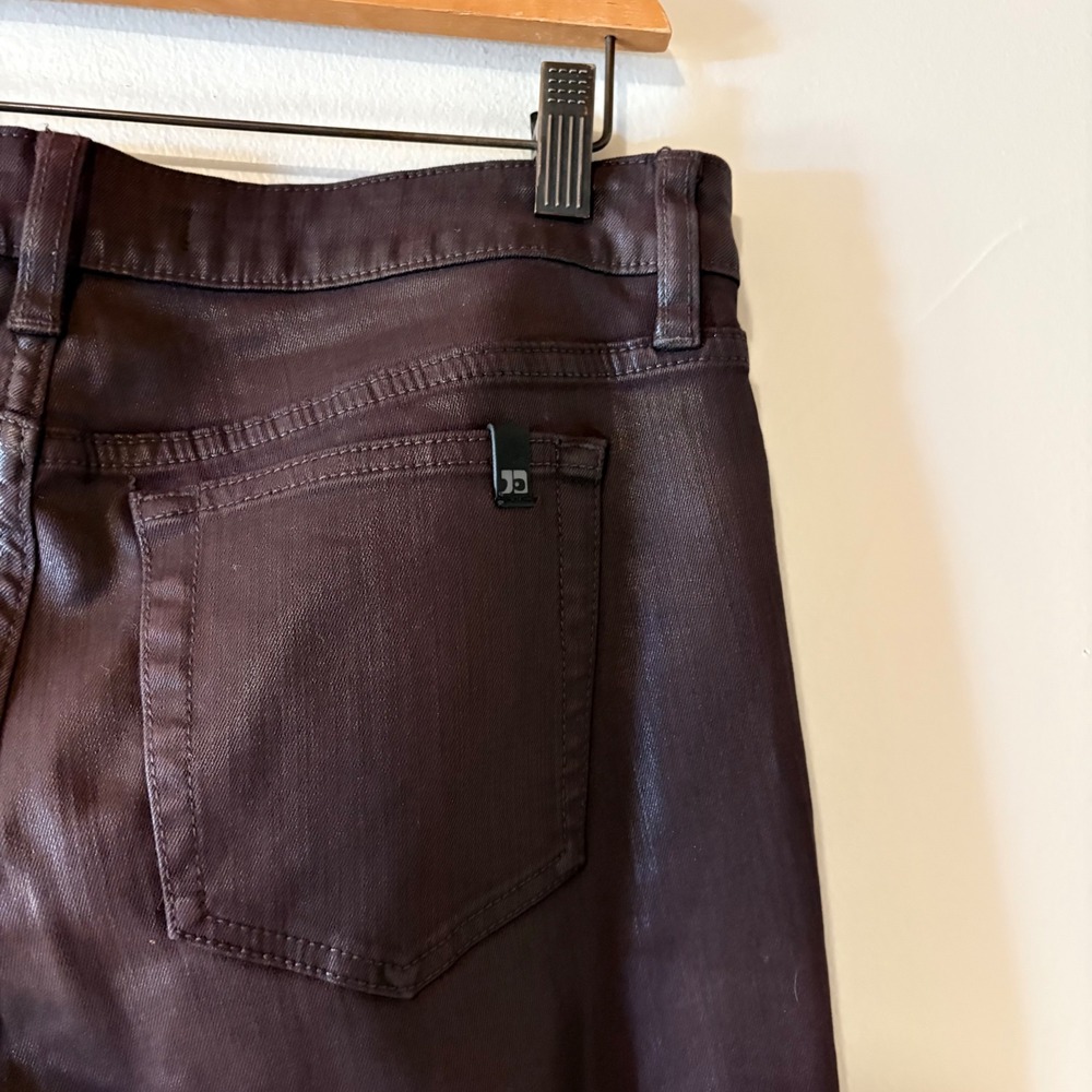 Joes Jeans Womens 30 Burgundy Coated Skinny Pants - Picture 5 of 8